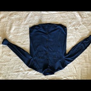 Blue Aeropostale Dress Button Down